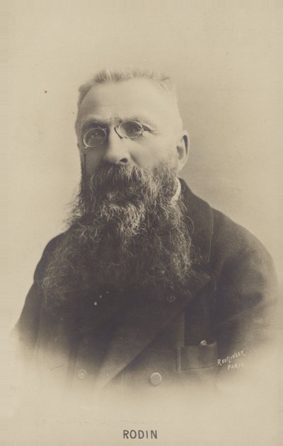 Auguste Rodin, fransk billedhugger af French Photographer