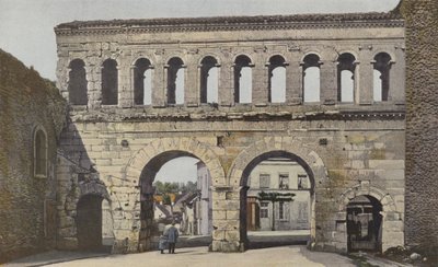 Autun, Porte Saint-Andre, Sammen af French Photographer