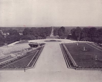 Avenue des Loges, St Germain-en-Laye (s/h-billede) af French Photographer