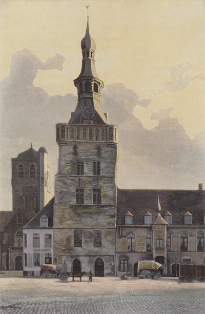 Bailleul, Rådhusets Klokketårn af French Photographer