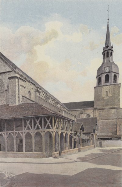 Bar-sur-Aube, Saint-Pierre Kirke, Ensemble S O af French Photographer