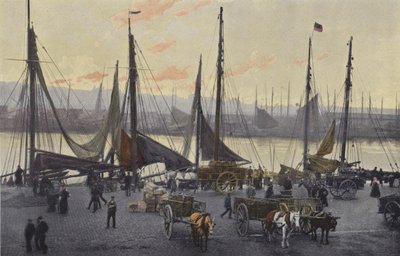 Boulogne-sur-Mer, Forberedelser til sildefiskeri af French Photographer
