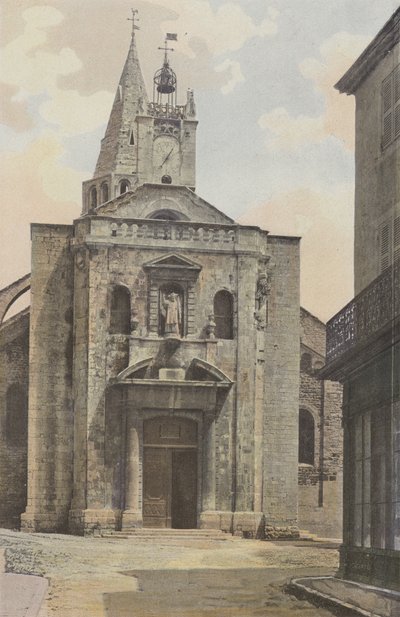 Bourg-Saint-Andeol, Kirke, Facade O af French Photographer
