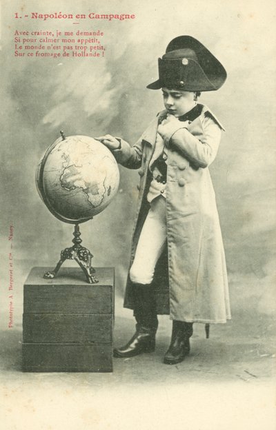 Dreng, klædt ud som Napoleon af French Photographer