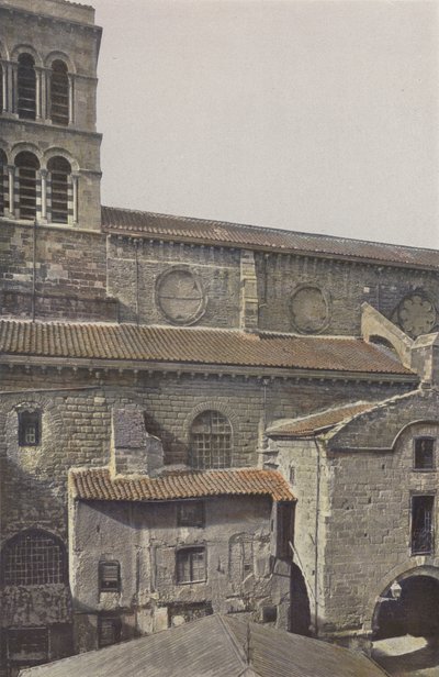 Brioude, Saint-Julien kirke, sideveranda S af French Photographer
