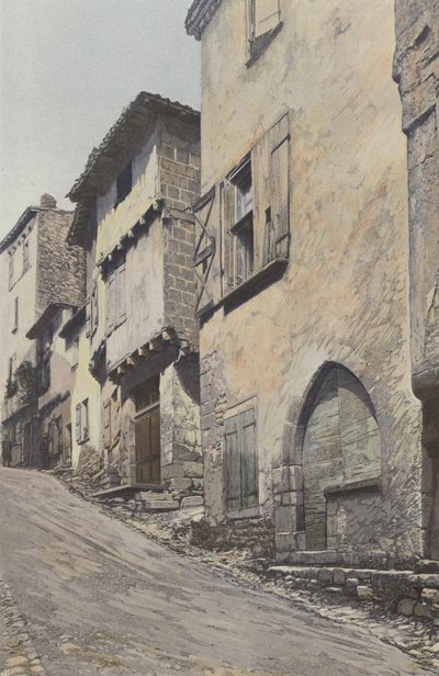 Bruniquel, Main Street af French Photographer