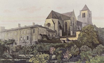 Celles-sur-Belle, Kirke og tidligere kloster, Ensemble N af French Photographer