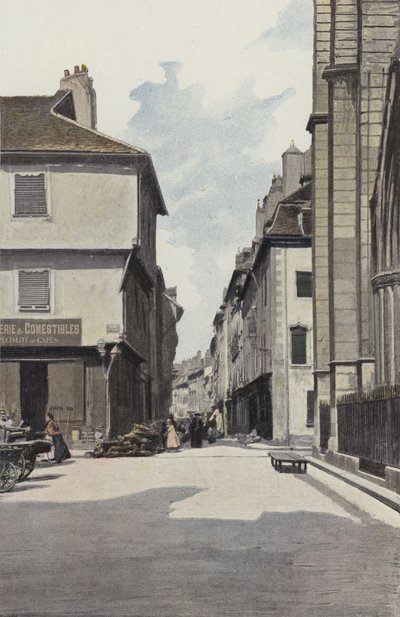 Chalon-sur-Saone, Rue aux Fevres af French Photographer