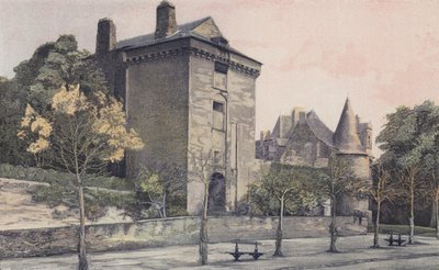 Chateaubriant, Square Keep af det gamle Chateau og Tower of the New Chateau af French Photographer