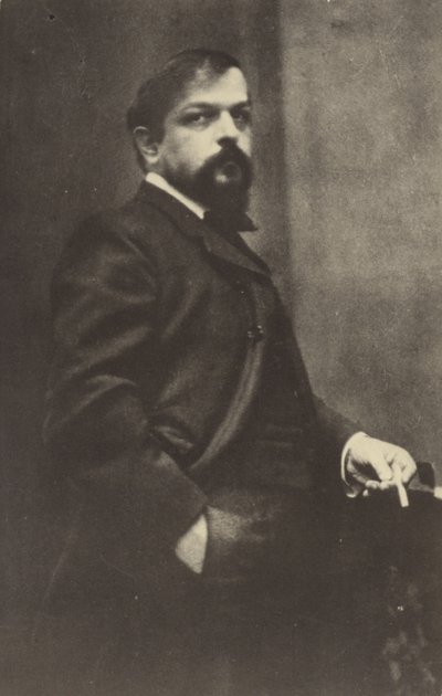 Claude Debussy, fransk komponist (1862-1918) af French Photographer