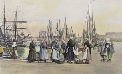 Concarneau, Havnen af French Photographer