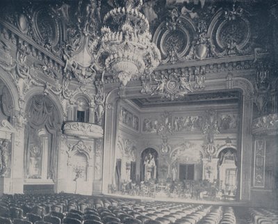 Koncertsal, Monte Carlo (s/h foto) af French Photographer