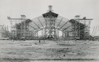 Konstruktion af Galerie des Machines til Exposition Universelle i 1889 af French Photographer