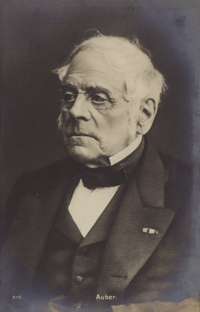 Daniel Auber, fransk komponist (1782-1871) af French Photographer