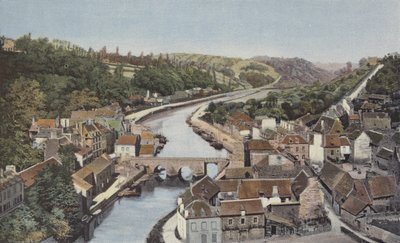 Dinan And La Rance Inferior, Udsigt taget fra viaduen af ​​Lanvallay af French Photographer