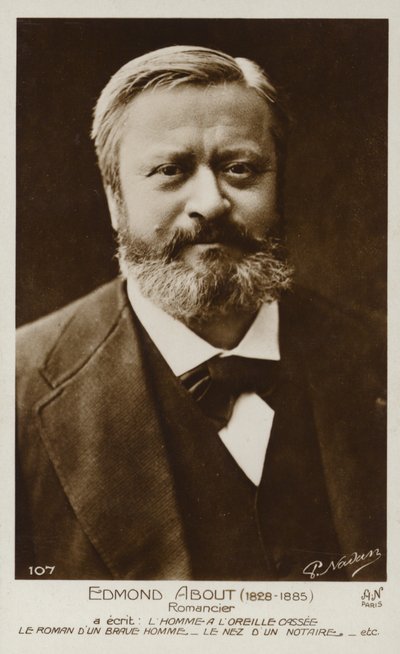 Edmond About (1828-1885), fransk forfatter af French Photographer