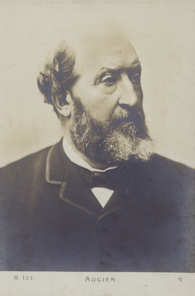 Emile Augier (1820-1889), fransk dramatiker af French Photographer