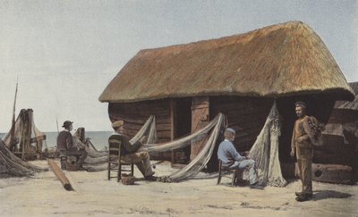 Etretat, En caloge på stranden af French Photographer