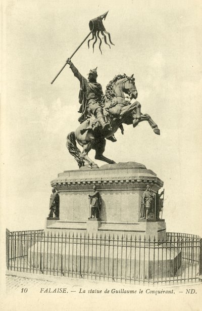 Falaise, Statuen af ​​Vilhelm Erobreren, ND af French Photographer