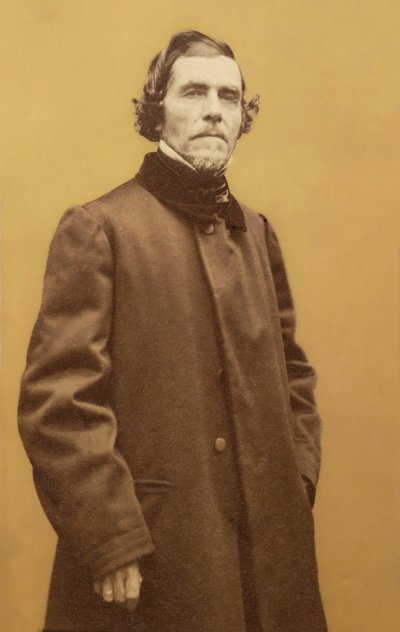 Ferdinand Victor Eugene Delacroix. (Print) af French Photographer