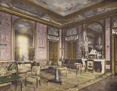 Fontainebleau: Salon de Musique (farvefoto) af French Photographer