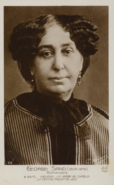 George Sand (1804-1876), fransk forfatter af French Photographer