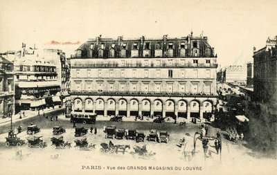 Stormagasinet Grands Magasins du Louvre, Paris af French Photographer