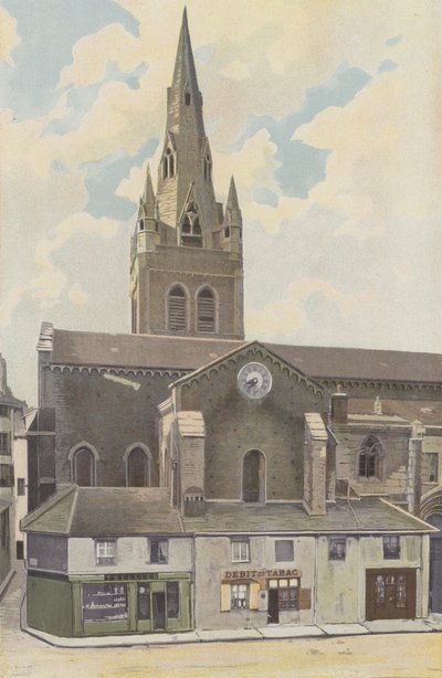 Grenoble, Saint-Andre-kirken, Cote N af French Photographer