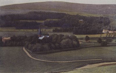 Højlandsscene (farvefoto) af French Photographer