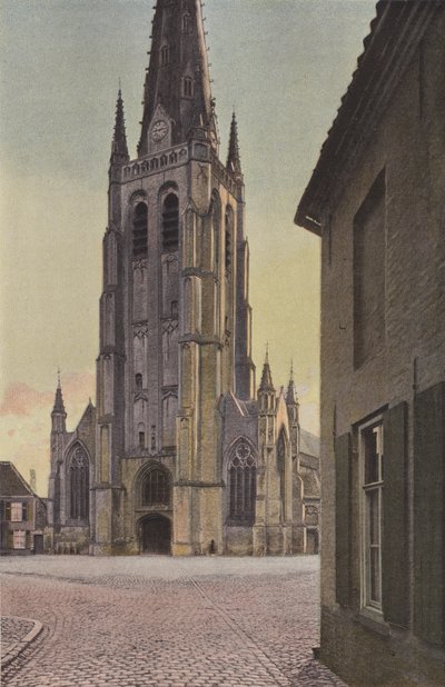 Hondschoote, Eglise, Facade O af French Photographer
