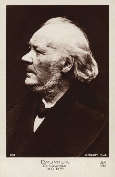 Honore Daumier, fransk karikaturtegner af French Photographer