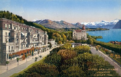 Hotel Beau Rivage, Luzern af French Photographer