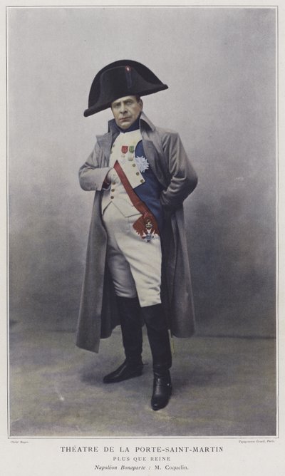 Jean Coquelin som Napoleon i Plus que Reine (farvet foto) af French Photographer