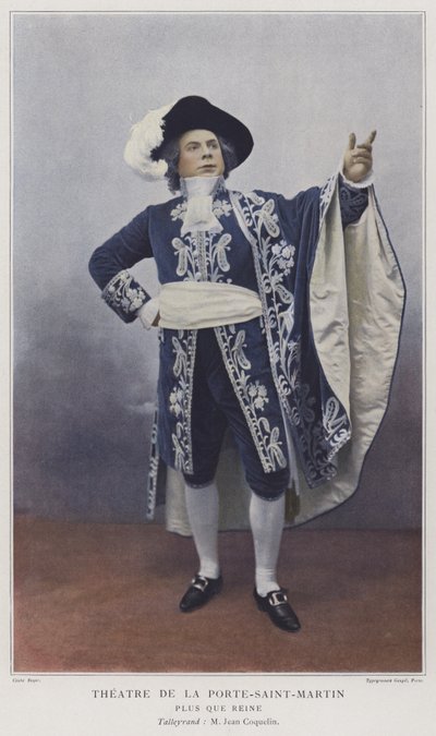 Jean Coquelin som Talleyrand i More Than a Queen (farvet foto) af French Photographer
