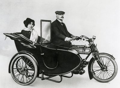 Jouve & Co. sidevogn, 1914 af French Photographer