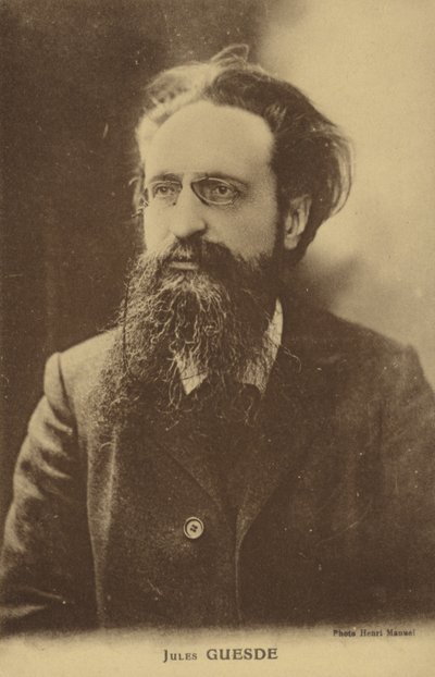 Jules Guesde (1845-1922), fransk journalist og socialistisk politiker af French Photographer