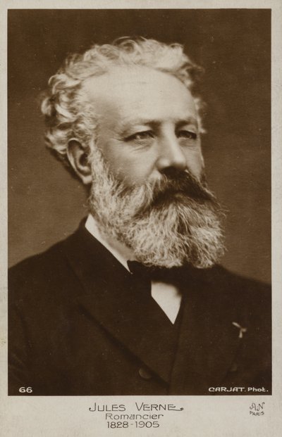 Jules Verne (1828-1905), fransk forfatter af French Photographer