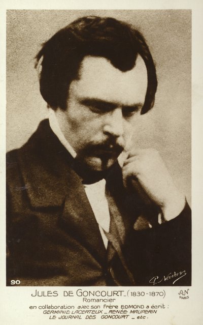 Jules de Goncourt (1830-1870), fransk romanforfatter af French Photographer