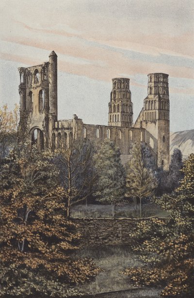Jumieges, Tidligere Abbey, Together N E af French Photographer