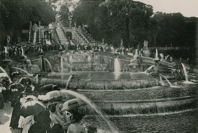 La Cascade le Jour des Grandes Eaux, Vandfald, en dag med vandværker (fotografering) af French Photographer