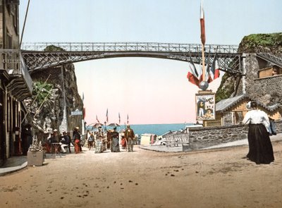 Tranchee des Anglais i Granville, 1890-1900 af French Photographer