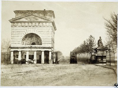 Passys barriere i "barriererne i Paris"" fotografier af Gouviot af French Photographer