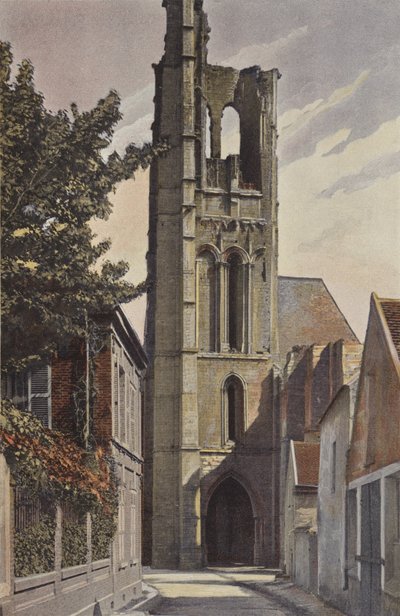 Larchant, Kirketårn, Cote O af French Photographer
