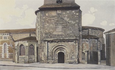 Le Mas-DAgenais, Kirke, Facade S af French Photographer