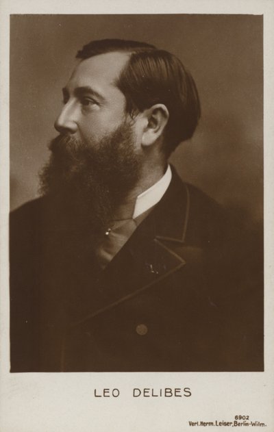 Leo Delibes, fransk komponist (1836-1891) af French Photographer