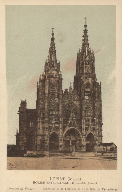 Lepine, Vor Frue Kirke af French Photographer