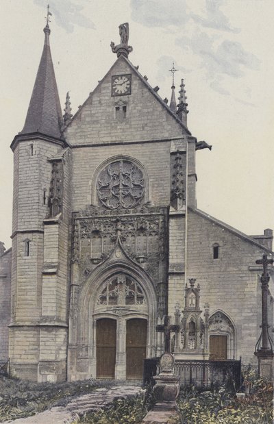 Lhuitre, Kirke, Facade O af French Photographer