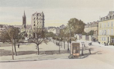 Limoges, Place Jourdan af French Photographer