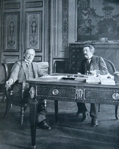 Lloyd George og Aristide Briand, 1916 af French Photographer