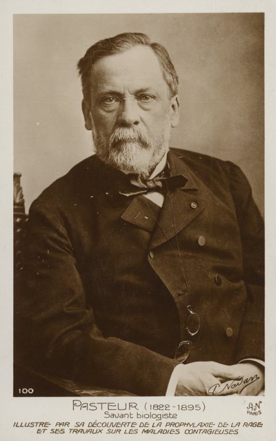 Louis Pasteur (1822-1895), fransk kemiker og mikrobiolog af French Photographer